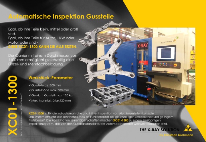 Querrahmen Cross frame Inspektion | industrielle CT-Systeme