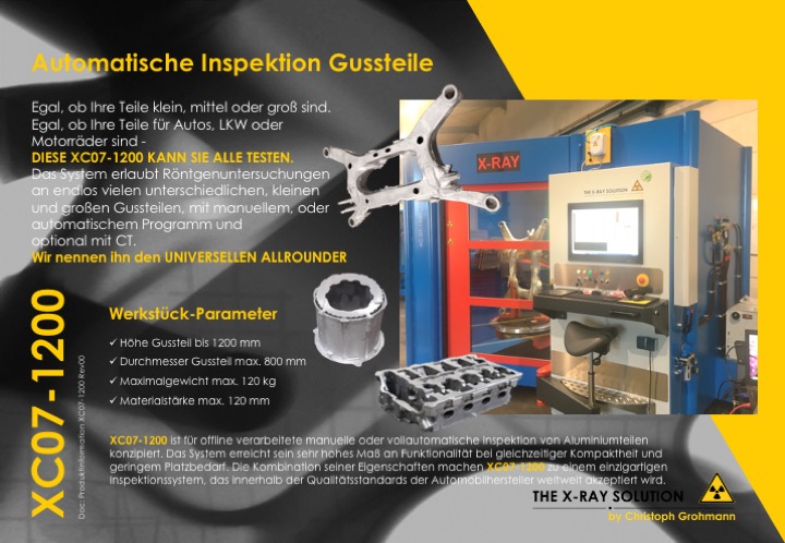 Querrahmen Cross frame Inspektion | industrielle CT-Systeme